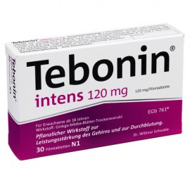 Изображение препарта из Германии: Тебонин Tebonin Intens 120MG 30 Шт.